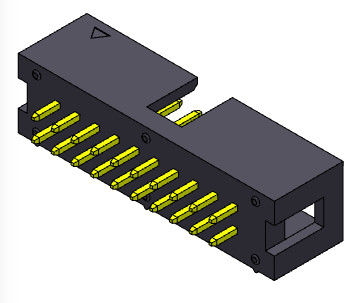 二重列のまっすぐなすくい2.54mmの箱ヘッダー2*3-2*32Pin 600V AC/DC