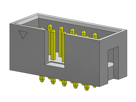 二重列のまっすぐなすくい2.54mmの箱ヘッダー2*3-2*32Pin 600V AC/DC