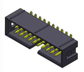 止め釘が付いている2.54mmの箱ヘッダーのコネクター2*3-2*32Pin Nylot6T 3AMP SMTのタイプ