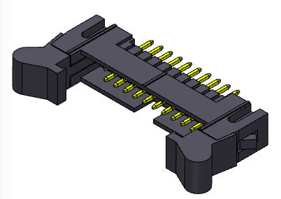 まっすぐなすくいのタイプNylon9T箱ヘッダーのコネクターのイジェクター ヘッダー2.54mm 2*4-2*32Pin 3AMP