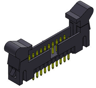 まっすぐなすくいのタイプNylon9T箱ヘッダーのコネクターのイジェクター ヘッダー2.54mm 2*4-2*32Pin 3AMP