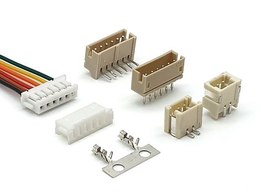 ウエファーZHのコネクターのウエファー1.5mmの直角のすくいの円形PIN UL94V-0