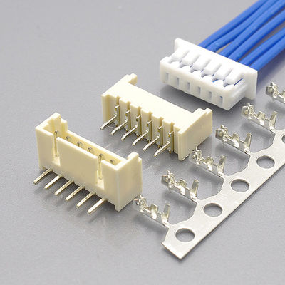ひだのコネクター90°のすくいのタイプMOLEX 53048xx10に乗る1.25mmワイヤー