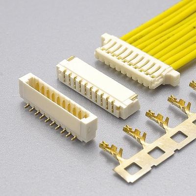 コネクターの単一の列0.8mmのウエファーのコネクター2Pin-20Pinに乗るJSTワイヤー