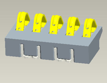 ピッチ1.6mm Smtのタイプ コネクターのための取り外し可能な電池を止め釘と接続するため