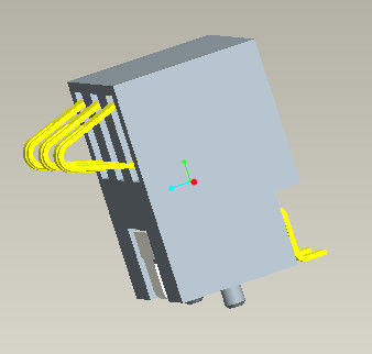 ピッチ2.5mm電池コネクター電池4のピン コネクタH=5.4-7.0mm