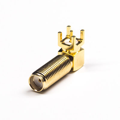 直角SMA RFの同軸コネクタPCBの同軸コネクタ20mm