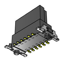 浮遊コネクターSMTのタイプ垂直180に乗る1.27mmの板